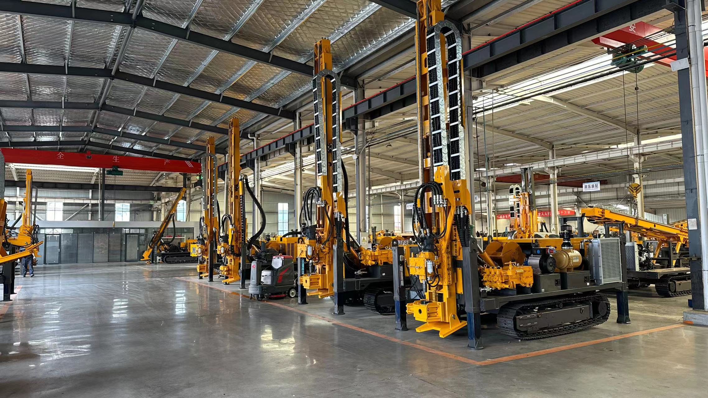 Drilling rig exhibition hall